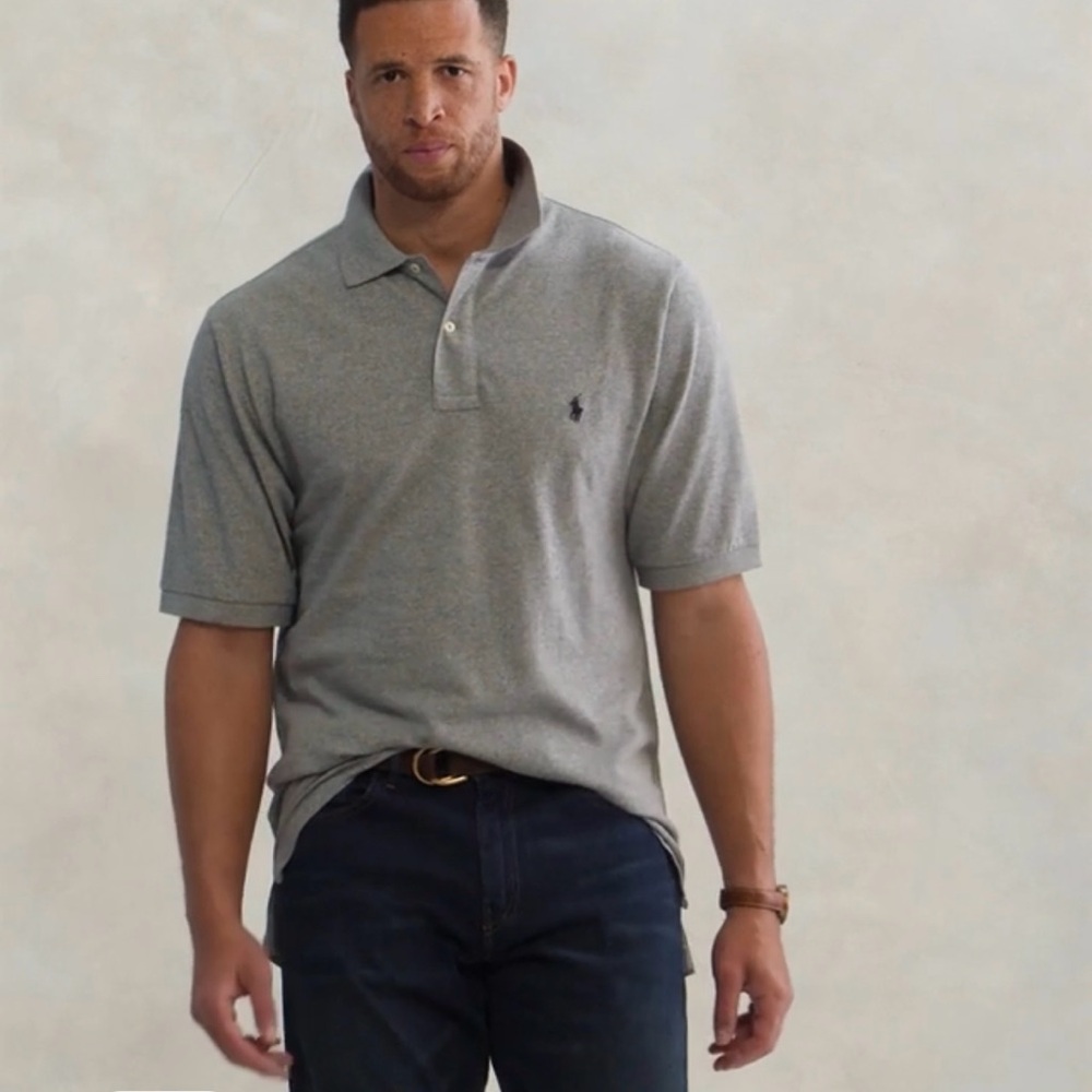 Ralph Lauren Light Gray Polo Shirt